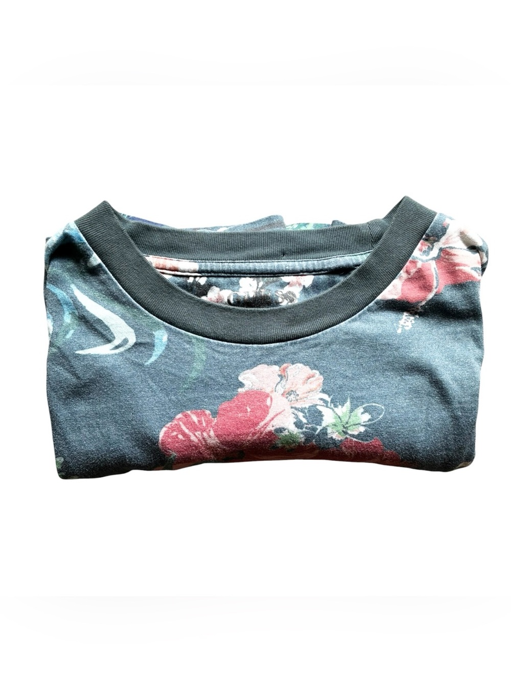 🐯Guess Los Angeles Tropical Tiger & Peacock Graphic T-Shirt - Picture 4 of 8